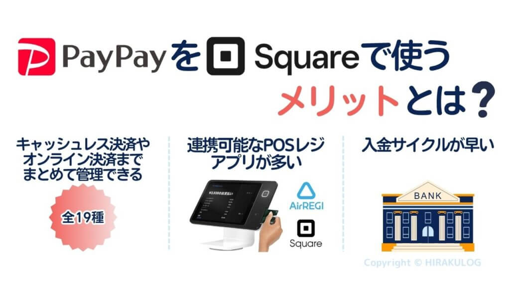 『PayPay（ペイペイ）』を『Square（スクエア）』で使うメリットとは？
